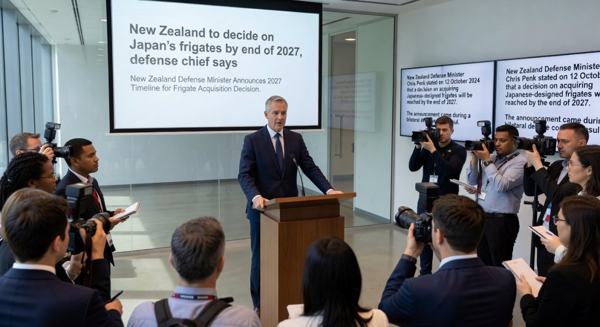 New Zealand to decide on Japan’s frigates by end of 2027, defense chief says
