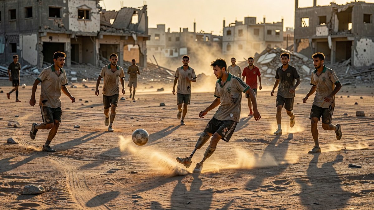 Gaza's Footballers Keep World Cup Alive Amid War and Ruins