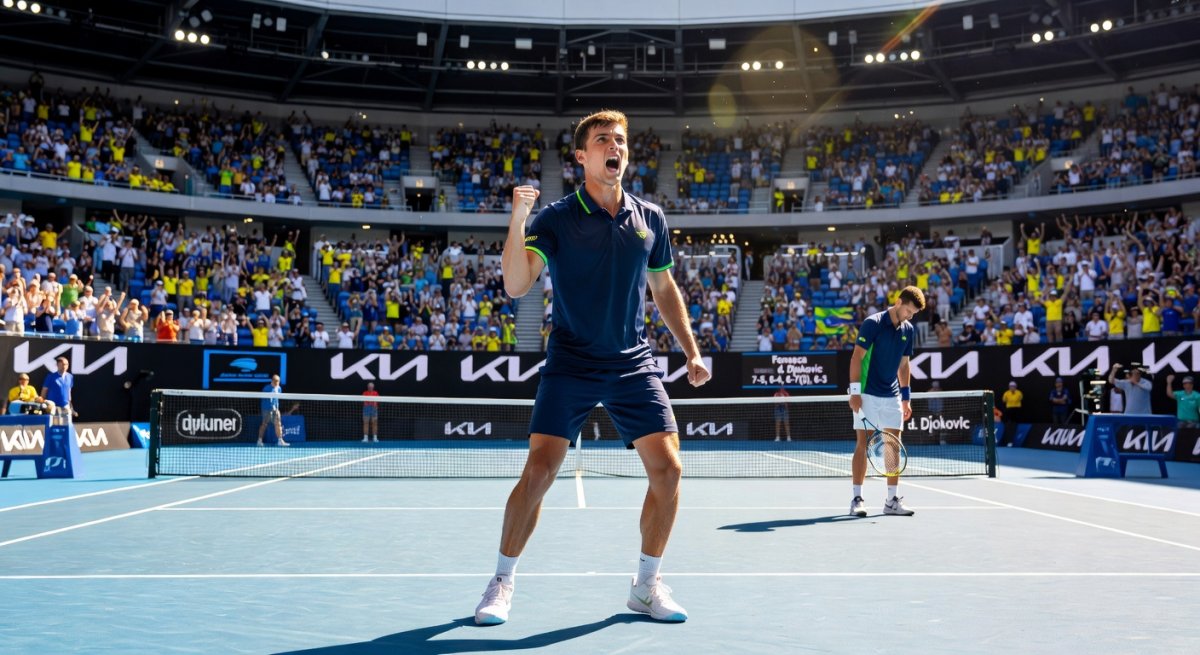 Why beating Djokovic is coming of age moment for Fonseca