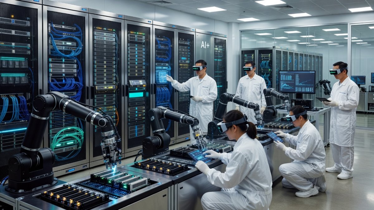 Advanced AI data center and robotics facility in China