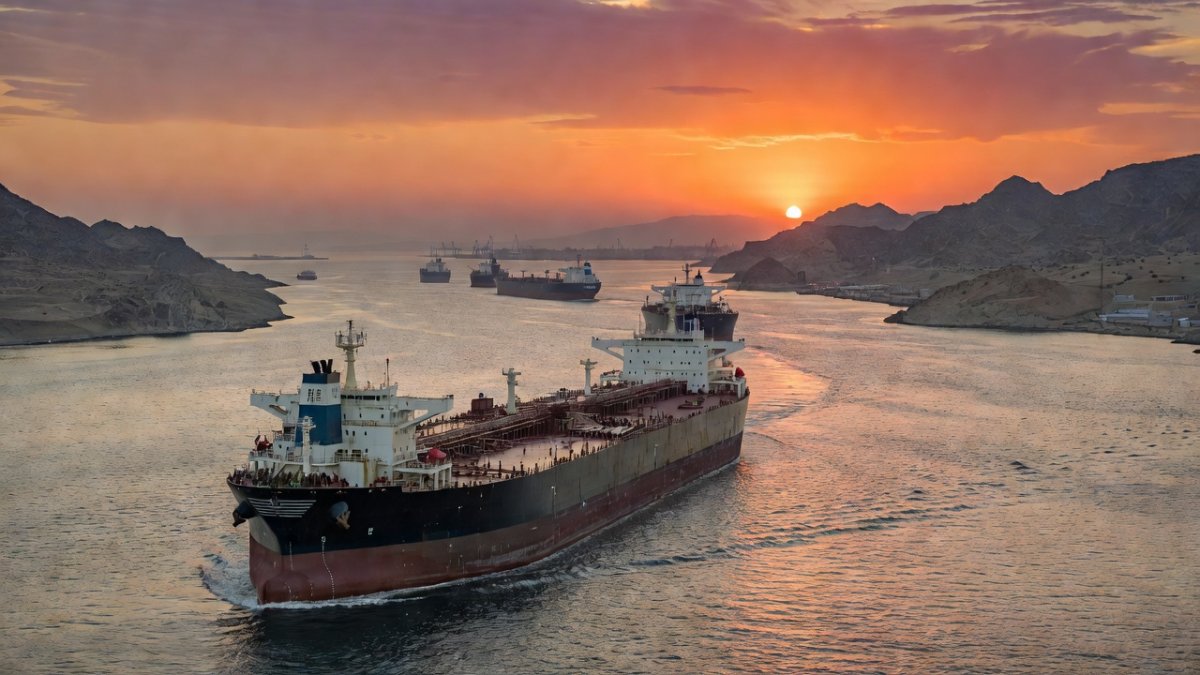 Strait of Hormuz shipping lanes