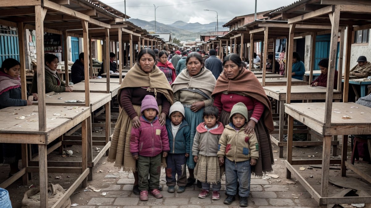 Bolivian families facing shortages in El Alto market