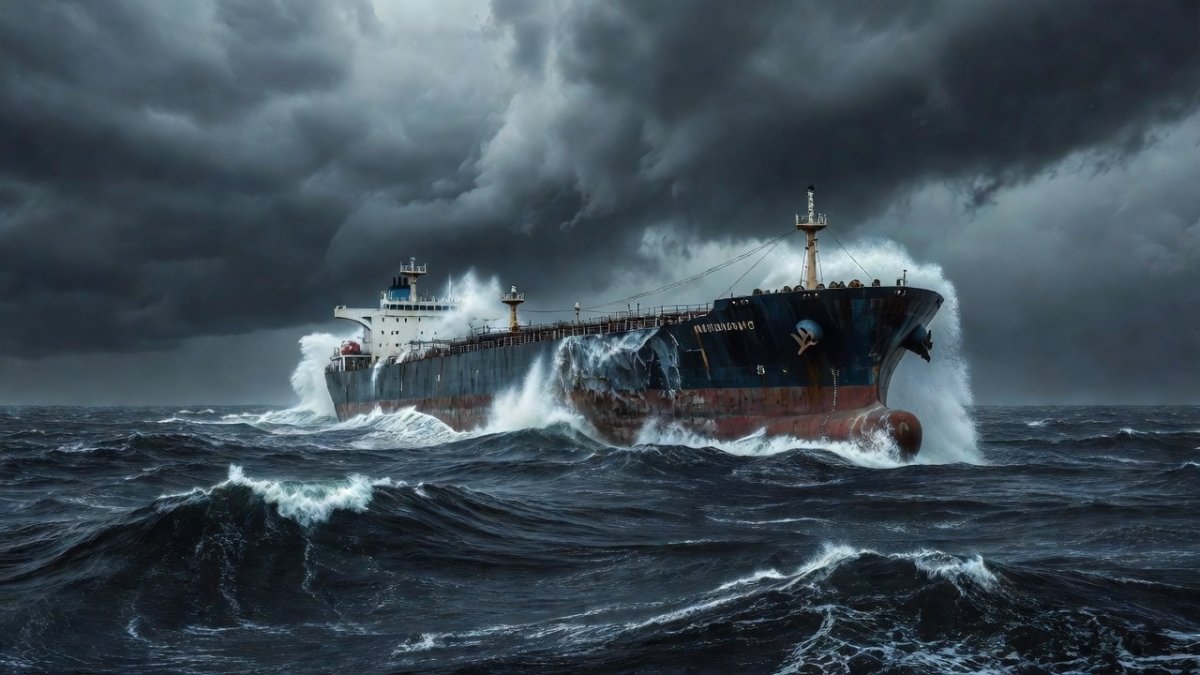Russian oil tanker operating in shadow fleet to evade sanctions