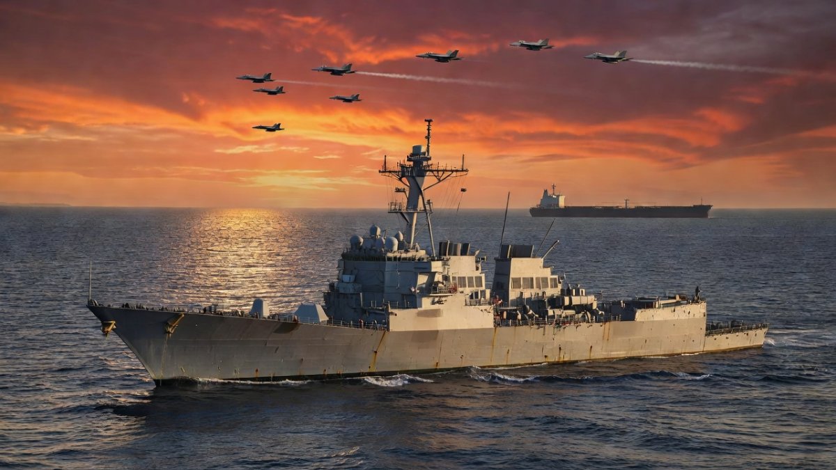 US Navy operations in the Persian Gulf near the Strait of Hormuz during the Iran conflict
