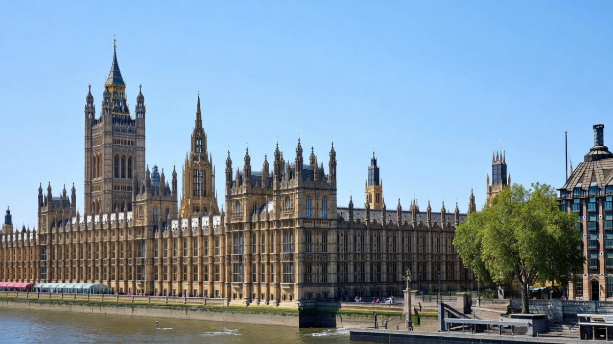 The Houses of Parliament and Westminster in London