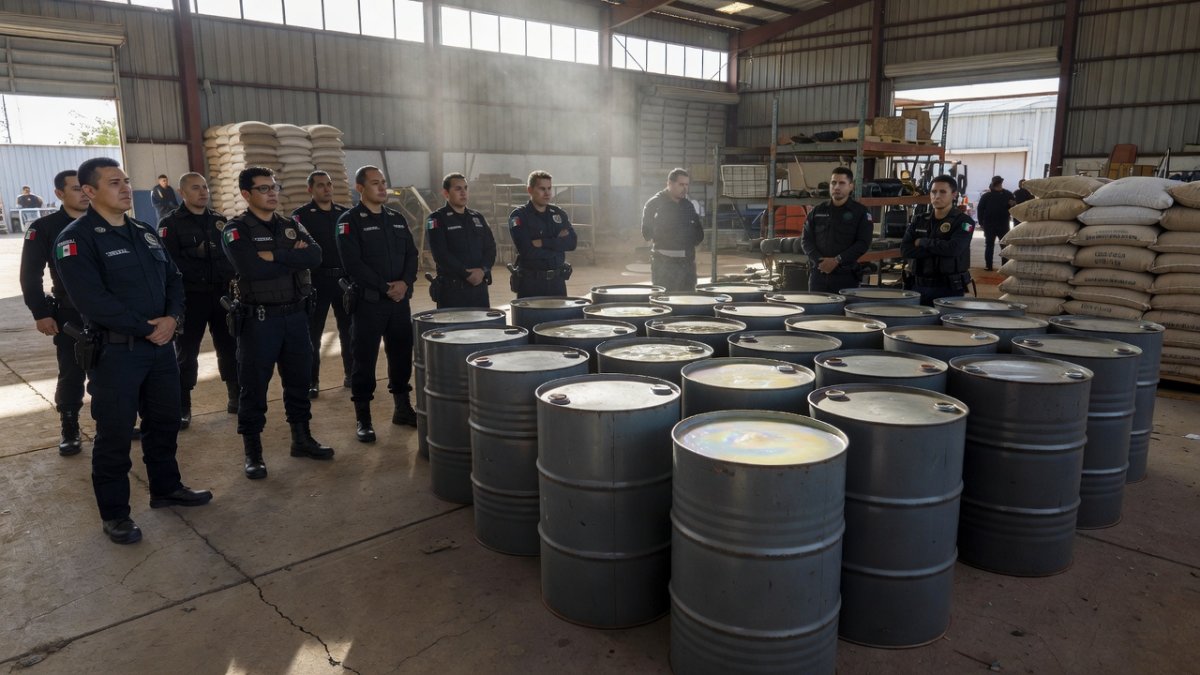 Record Meth Bust in Los Mochis: 24,400 Liters Seized