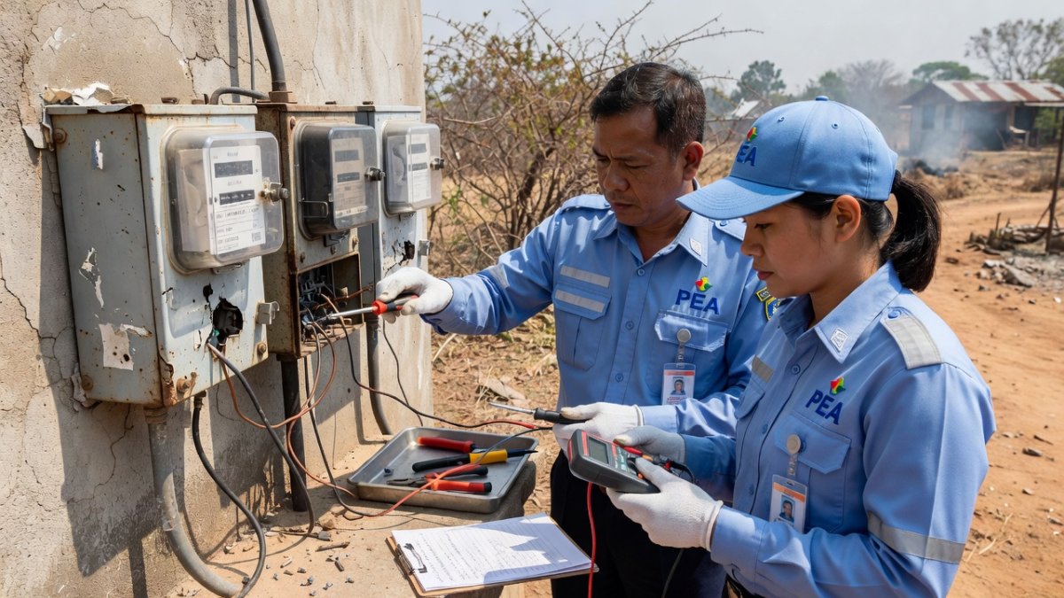 Tampered electricity metres discovered at illegal crypto mining sites in northeastern Thailand