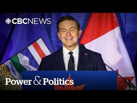 CBC News thumbnail of the Power and Politics segment on Poilievre's Calgary unity speech