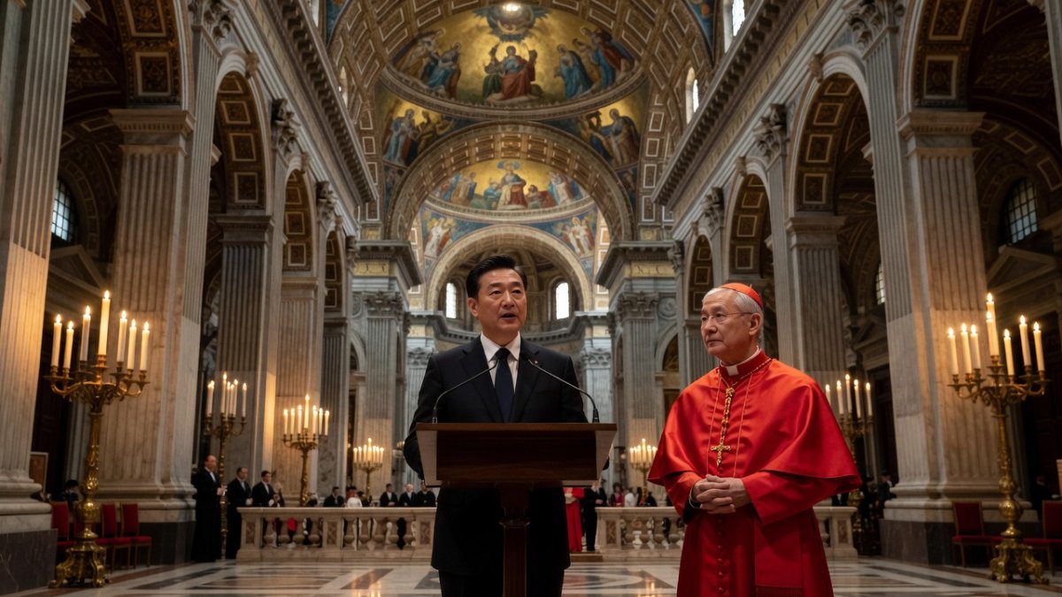 Lee Jae-myung Ember of Hope Speech Rome Peace Efforts