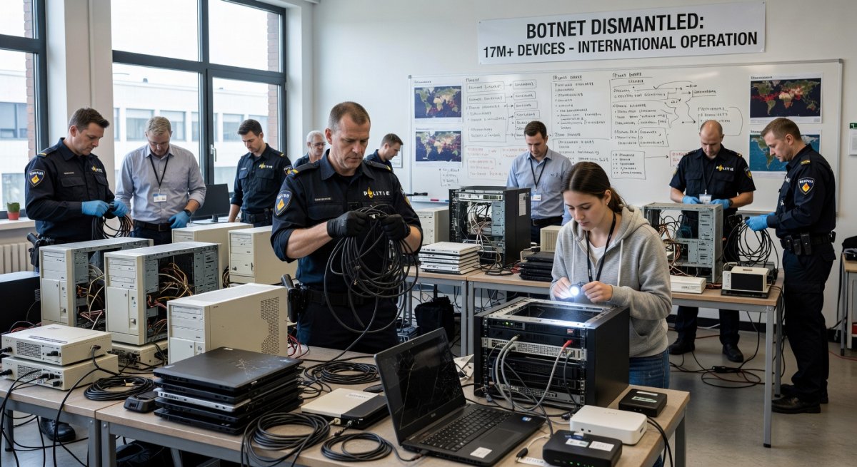 Botnet Infecting More Than 17 Million Devices Dismantled in Major International Operation