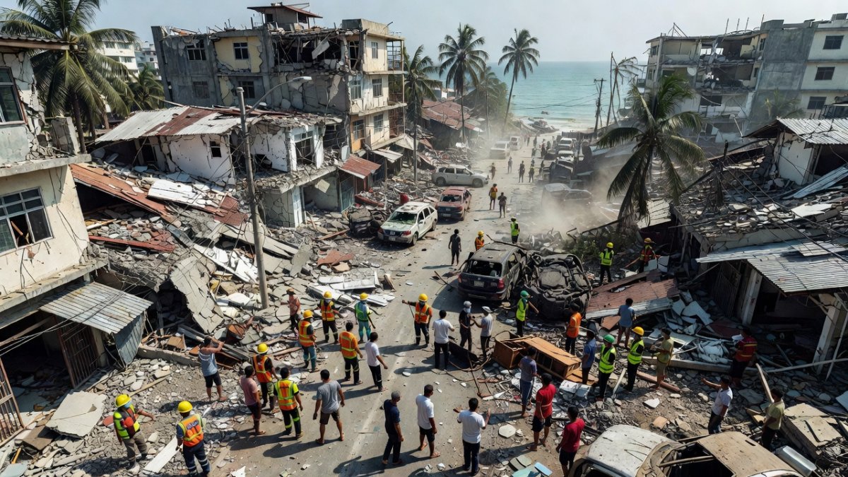 Magnitude 7.8 Earthquake Devastates Sarangani in Mindanao