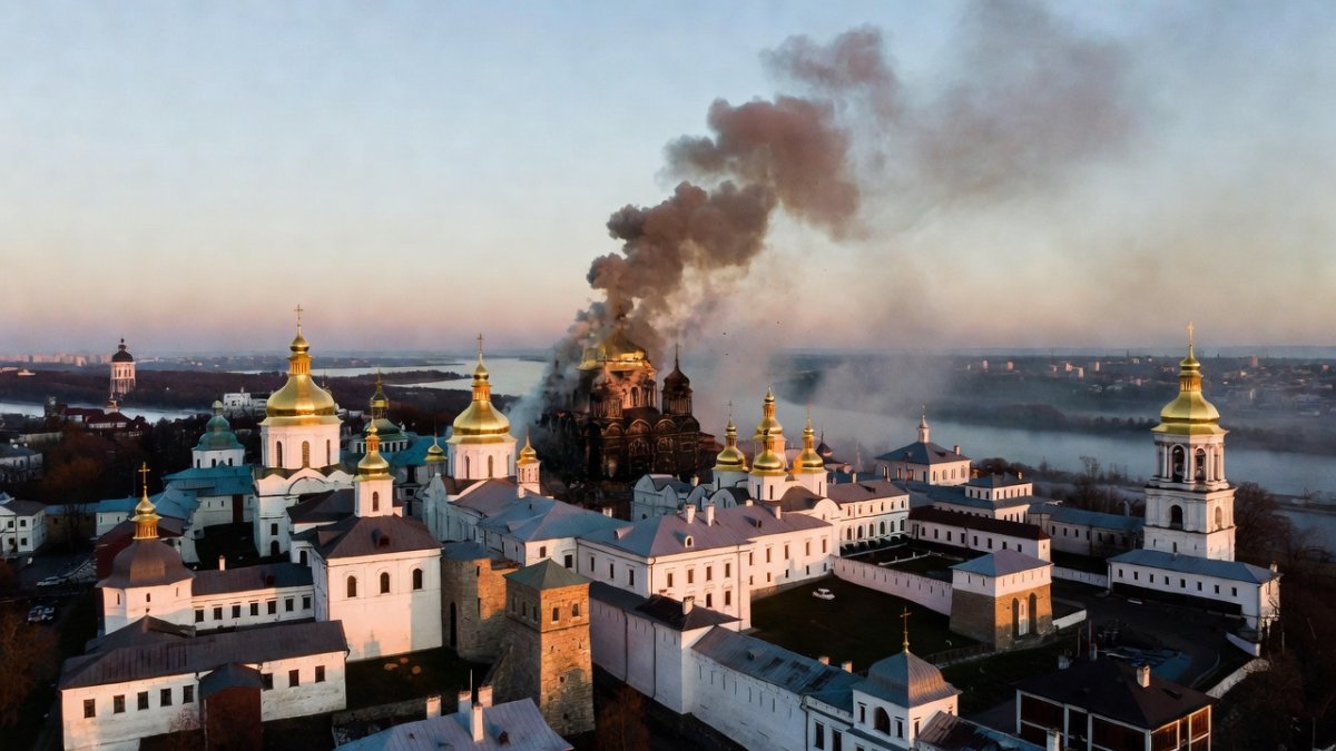 Bomber Crash, Monastery Strike and UK Arson: Russia Link