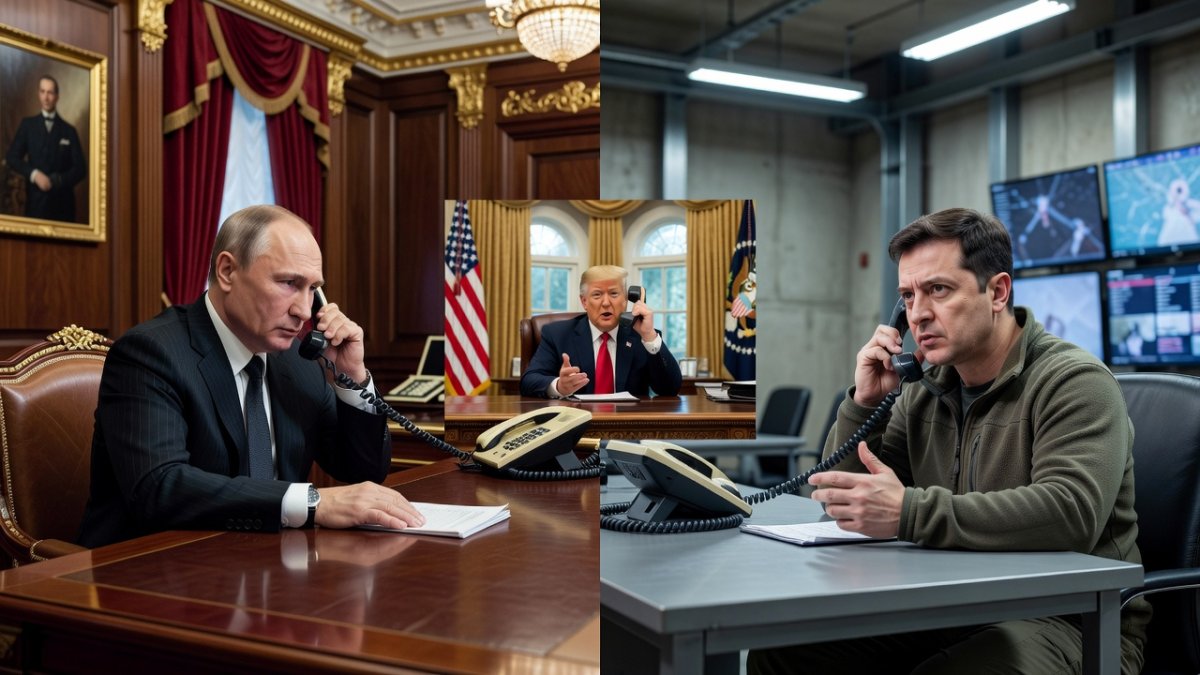 Putin and Zelensky Hold Parallel Phone Calls With Trump as G7 Summit Approaches