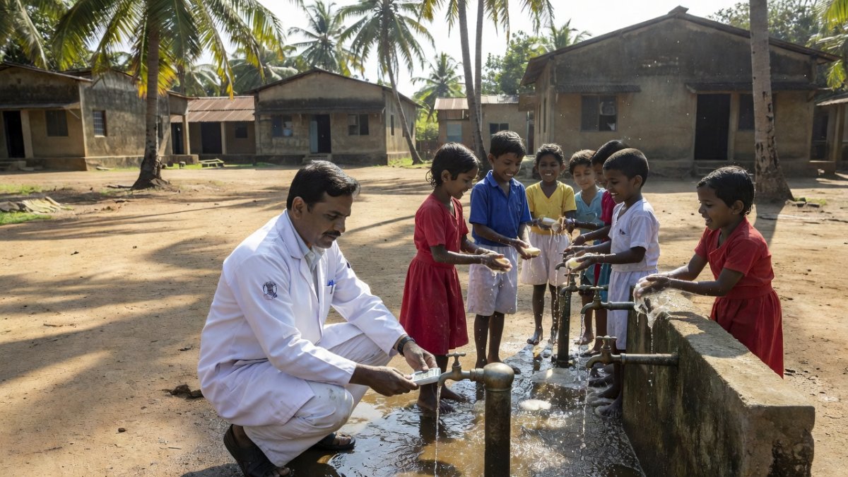 Health officials inspect sanitation at a Kerala school amid Shigella outbreak