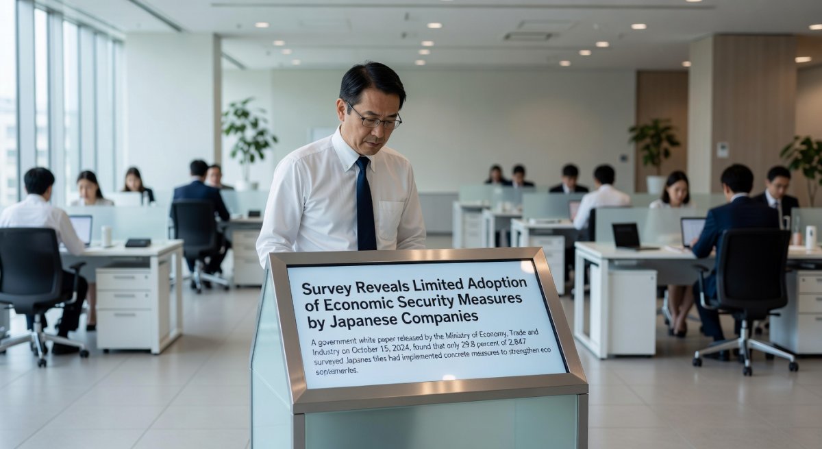 Few Japan firms take steps toward economic security, government paper finds