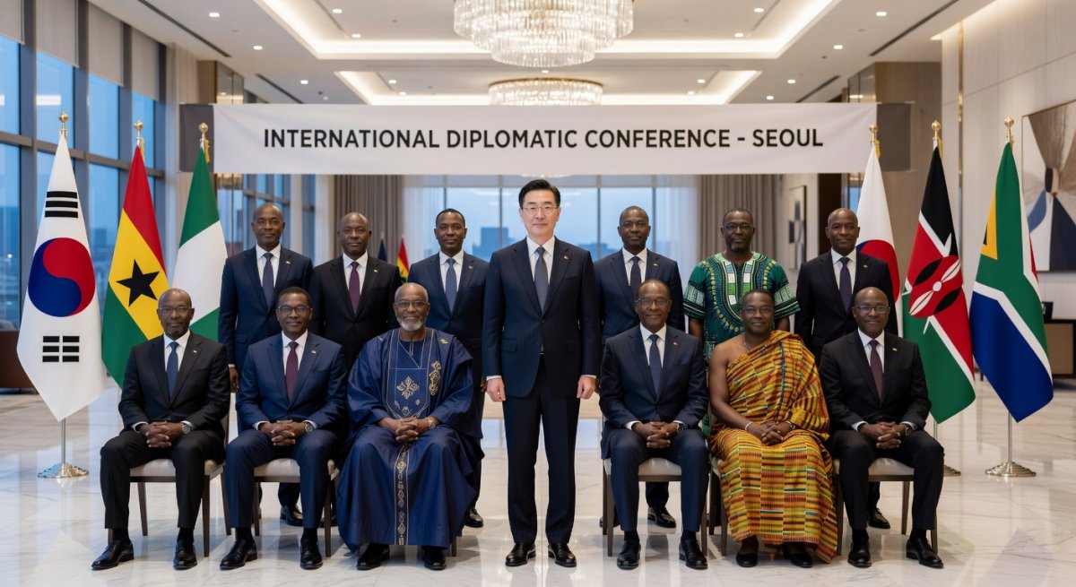 Foreign ministers from South Korea and 50 African nations gather at Lotte Hotel Seoul for the 2026 Korea-Africa Foreign Ministers Meeting