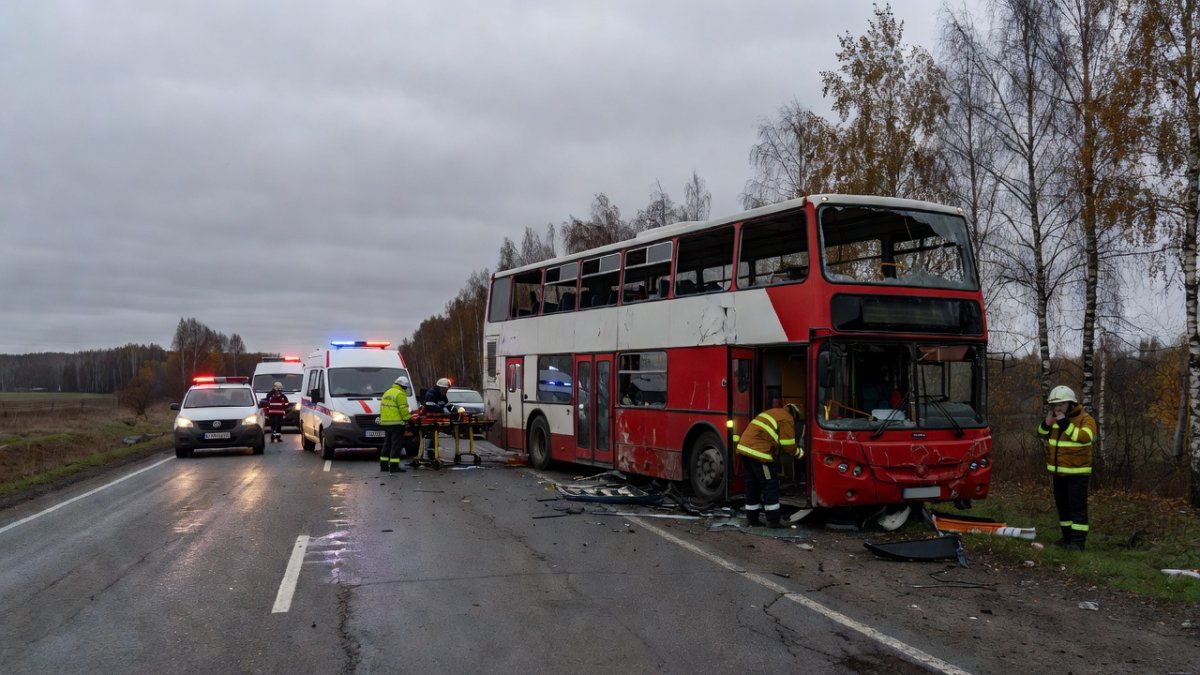 Drone Hits Belarus Children's Bus in Bryansk: What We Know