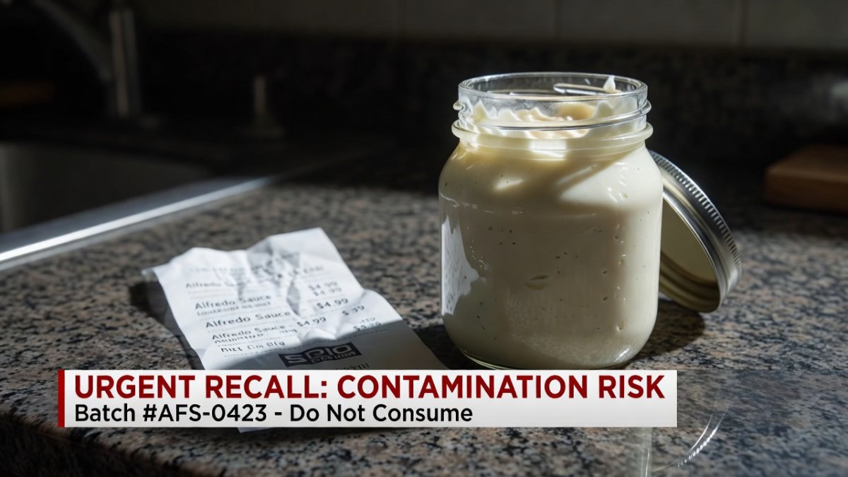 FDA Issues Class I Recall for Alfredo Sauce Sold in 41 States Over Salmonella Risk
