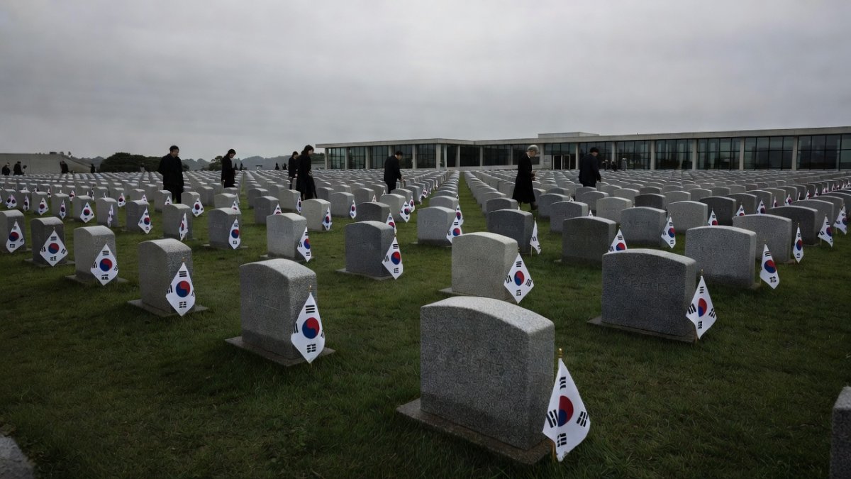 May 18th National Cemetery in Gwangju honoring democratization movement victims
