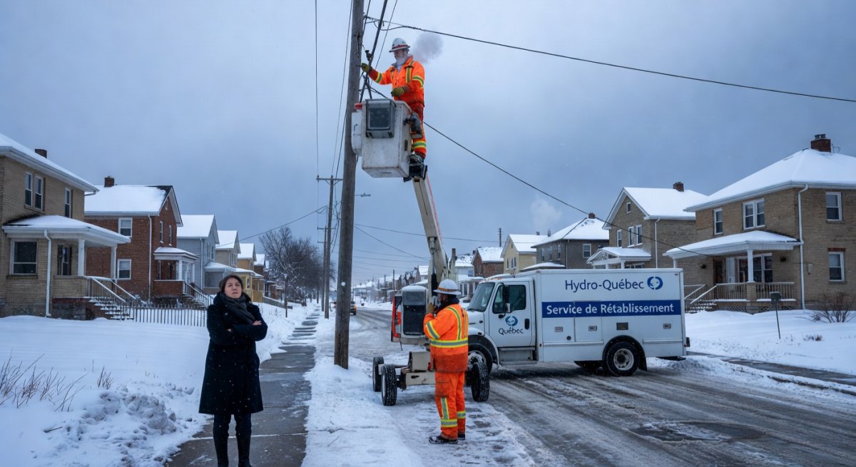 Hydro-Quebec Power Outage Leaves Thousands in the Dark Across Province