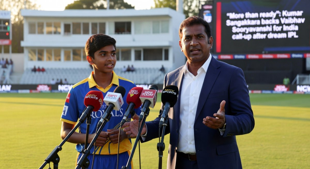 'More than ready': Kumar Sangakkara backs Vaibhav Sooryavanshi for India call-up after dream IPL