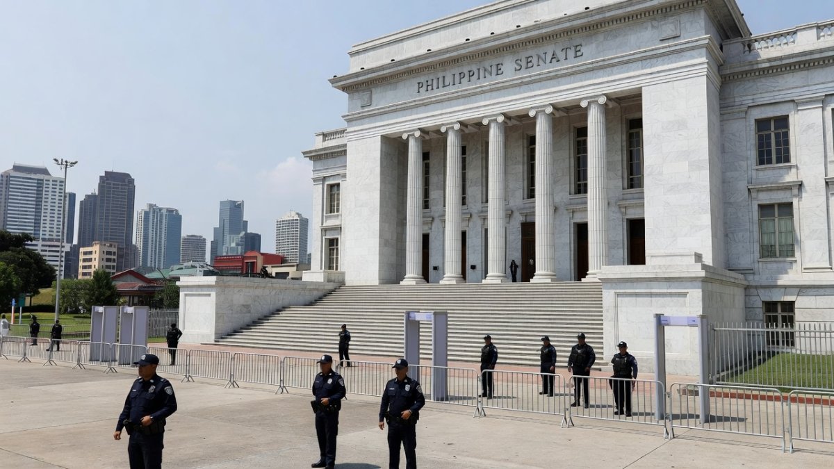 Senate Tightens Security as VP Sara Impeachment Pre-Trial Opens Behind Closed Doors