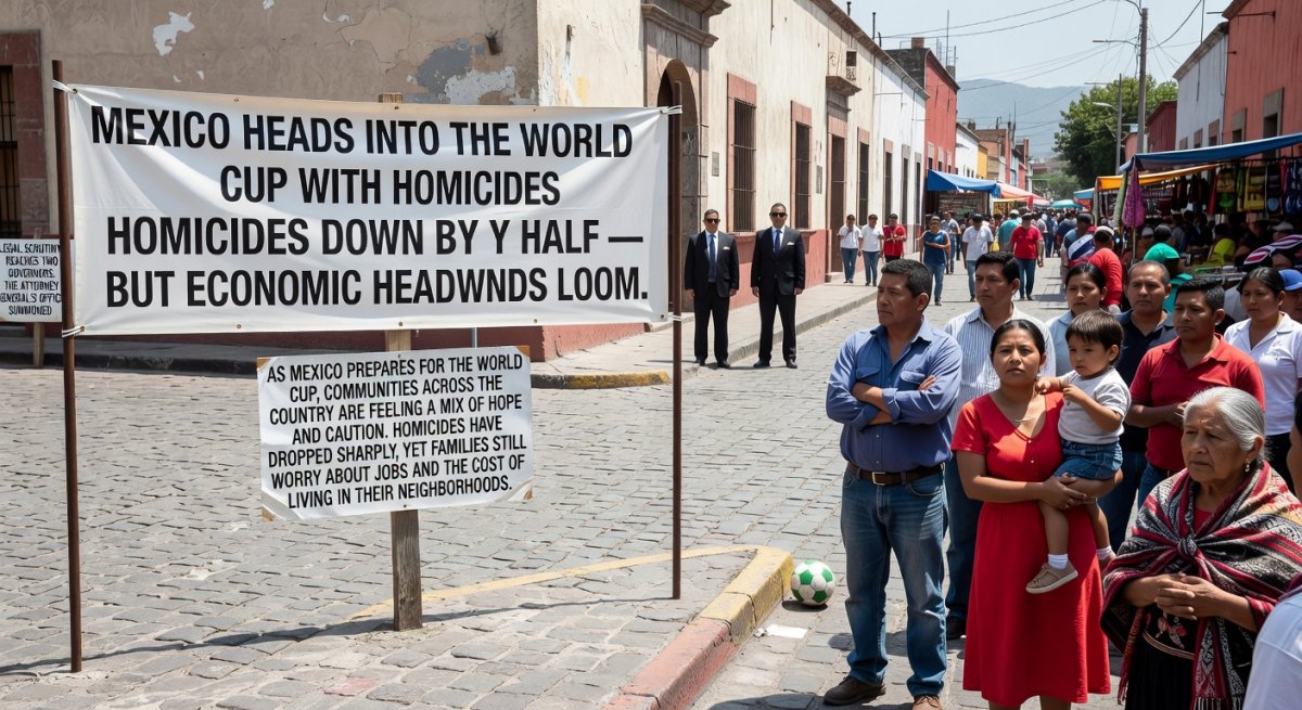 Mexico Heads into the World Cup with Homicides Down by Half — But Economic Headwinds Loom