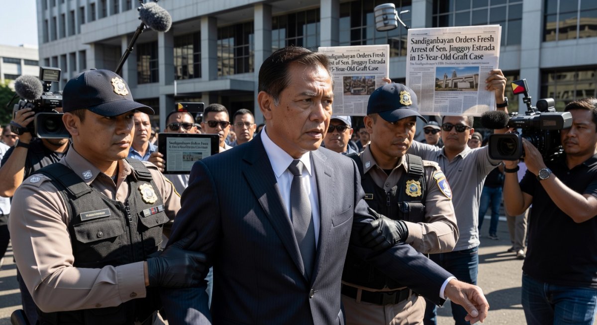 Sandigan orders Jinggoy arrested anew over graft