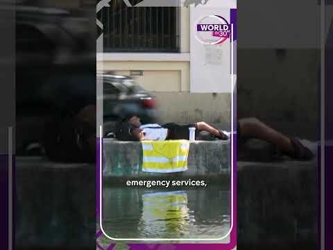 Channel 4 News coverage of the France alcohol ban and European heatwave