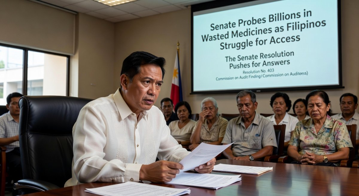 Senate Probes Billions in Wasted Medicines as Filipinos Struggle for Access