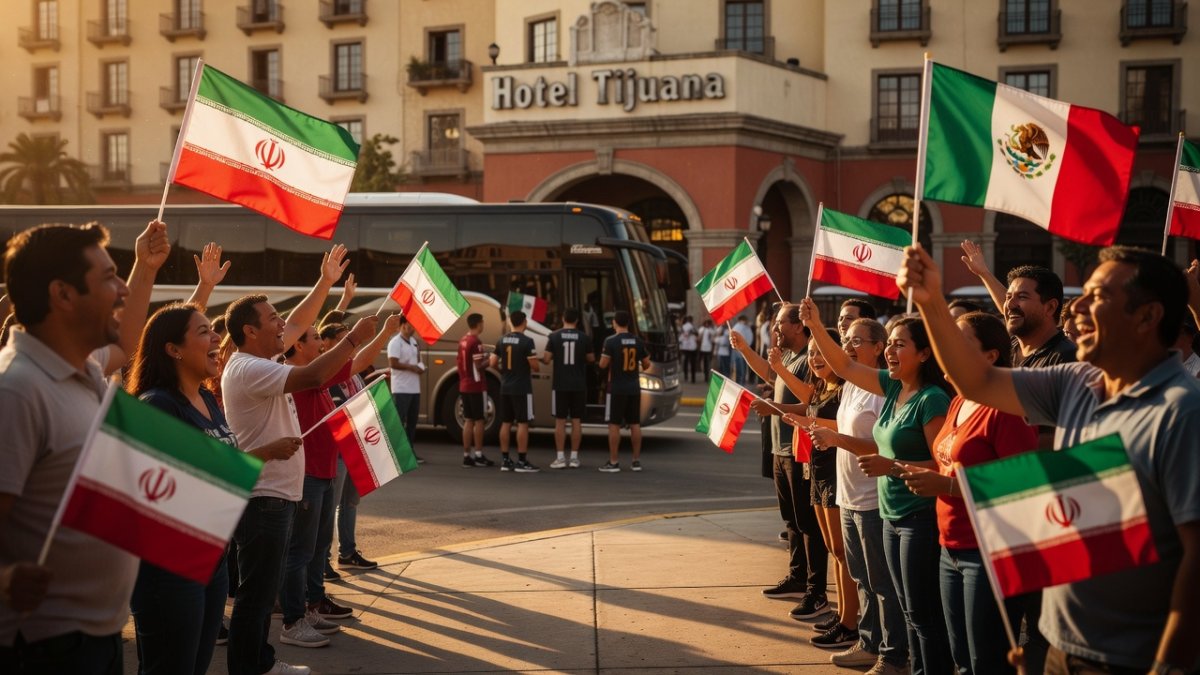 Iran's World Cup Team Departs Tijuana After Warm Send-Off from Mexican Community
