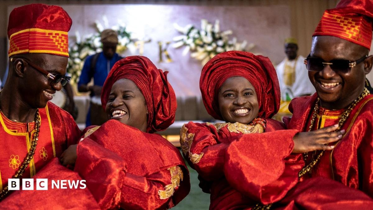 Twins Marry Twins: Joyous Nigerian Joint Wedding in Ibadan