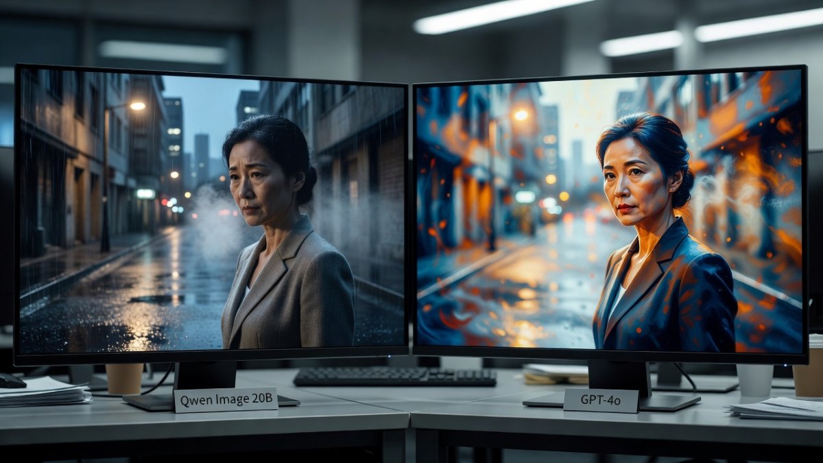 Qwen Image vs GPT-4o comparison