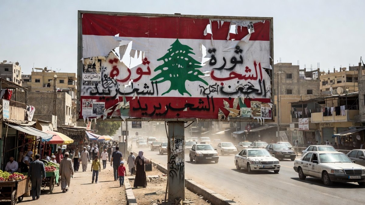 Lebanon First Billboards Defaced After US-Israel Framework Pact