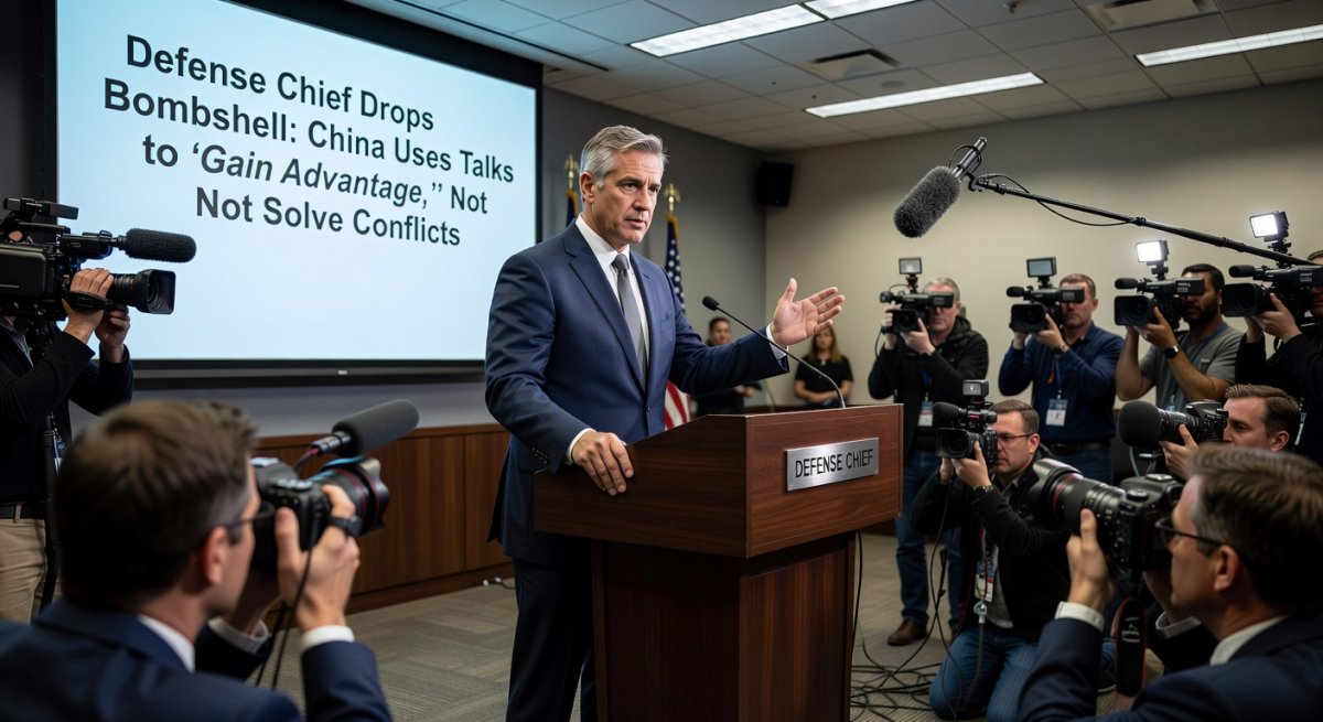 Defense Chief Drops Bombshell: China Uses Talks to 'Gain Advantage,' Not Solve Conflicts