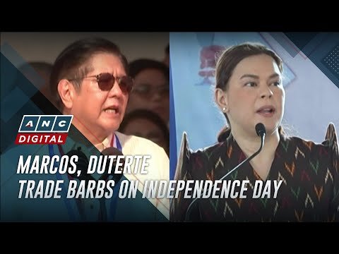 Marcos, Duterte Trade Sharp Barbs on Independence Day