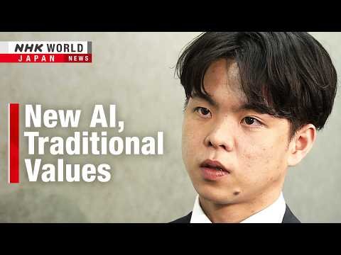 NHK WORLD-JAPAN report thumbnail showing Japanese AI startup coverage