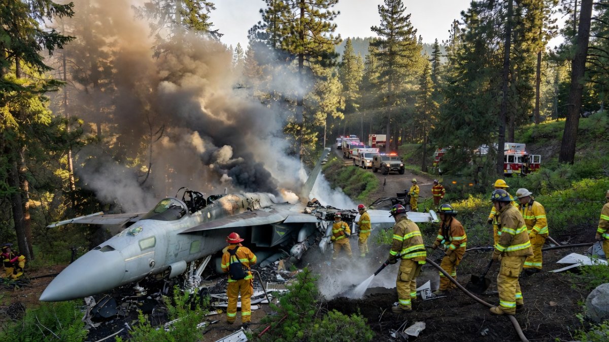 Marine Corps F/A-18 Hornet Crashes in Washington State
