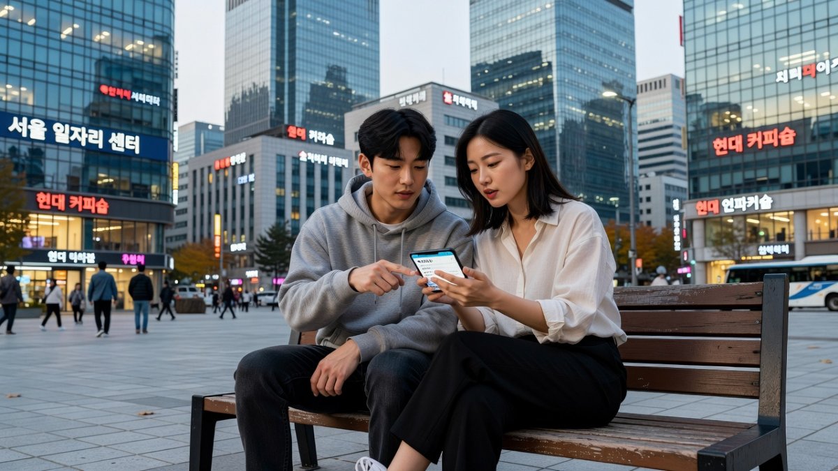 University graduates reviewing job market data