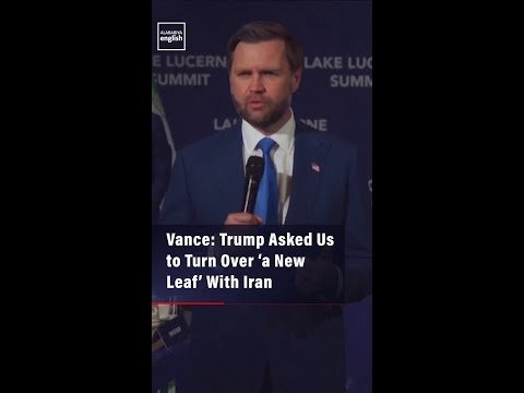 Al Arabiya English thumbnail showing JD Vance US-Iran talks coverage