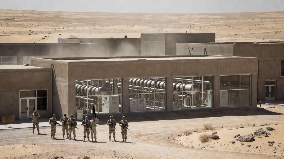 Iranian nuclear facility exterior
