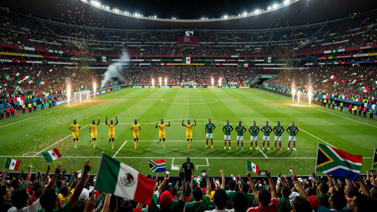 World Cup 2026 Day 1: Bafana Bafana Suffer Three Red Cards in Mexico Opener
