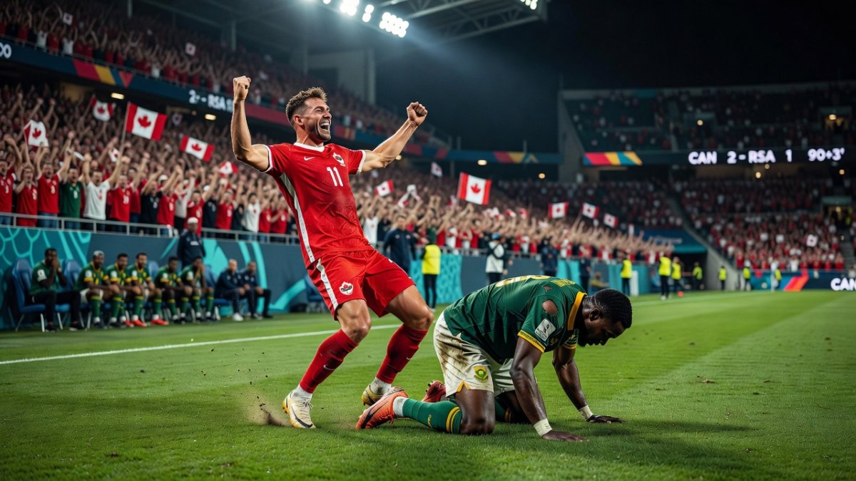 Bafana Bafana Heartbreak: Canada Stoppage-Time World Cup Knockout Win