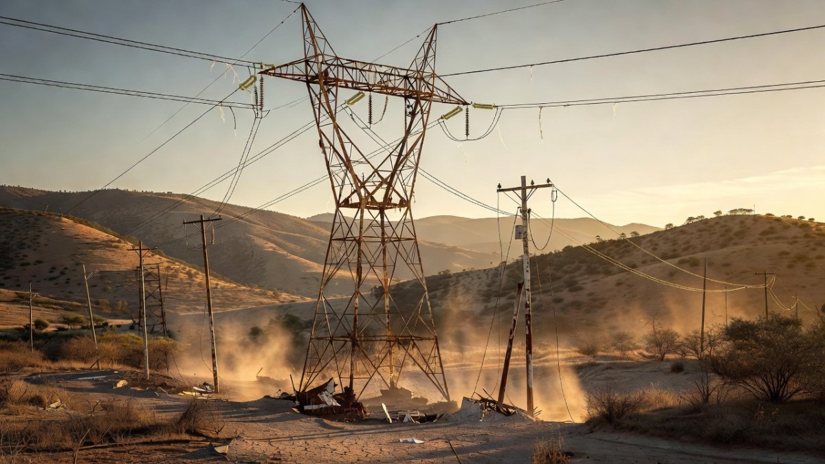 Power transmission infrastructure in Latin America showing aging energy grid infrastructure