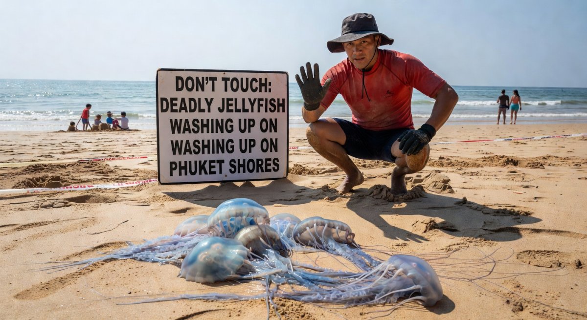 Don’t touch: Deadly jellyfish washing up on Phuket shores