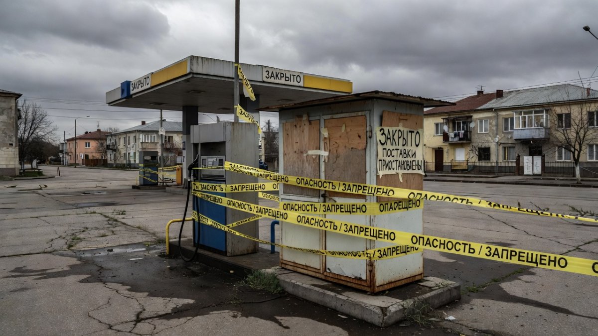 Fuel supply suspended at petrol stations across Crimea following Ukrainian drone strikes