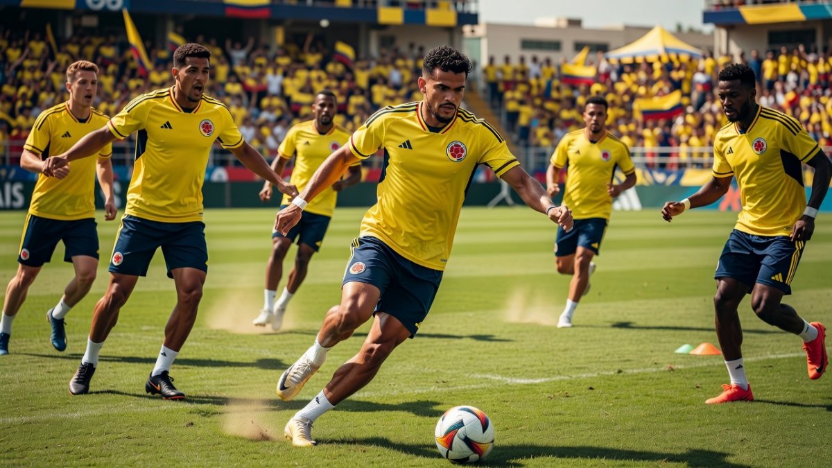 Colombia Luis Diaz action