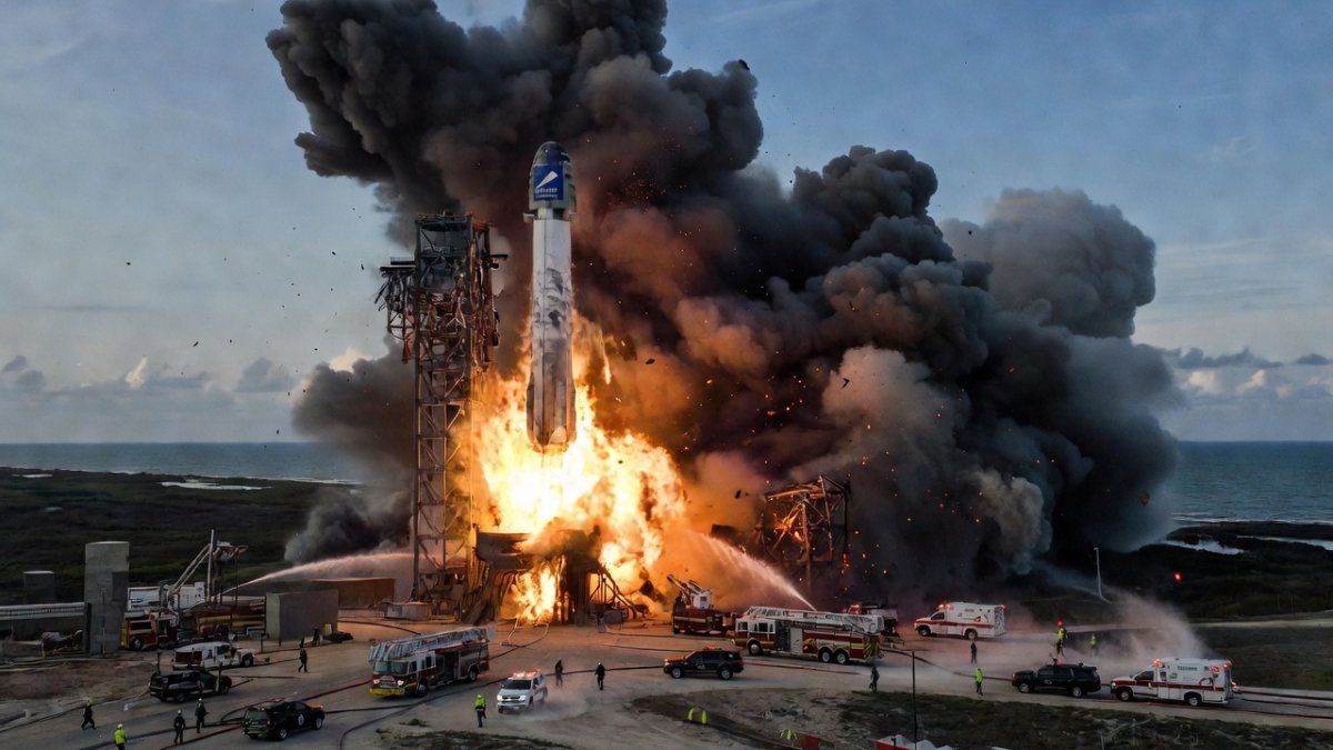 Blue Origin's New Glenn Explodes at Cape Canaveral — What It Means for NASA, SpaceX, and the Future of American Spaceflight