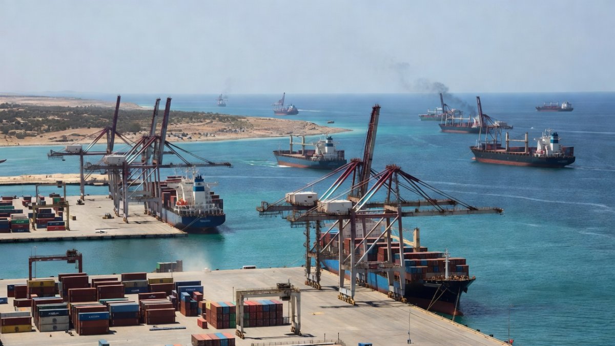 Berbera Port on the Gulf of Aden, a strategic maritime hub attracting international interest