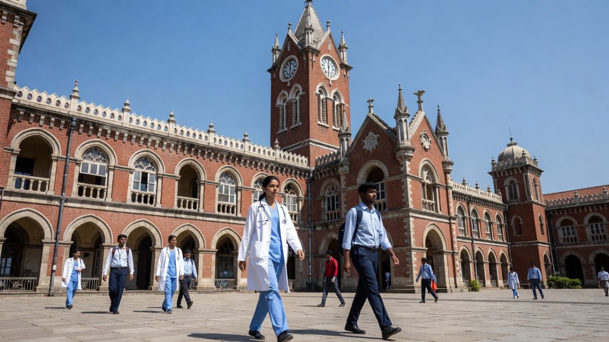 Madras Medical College campus where reforms were reviewed